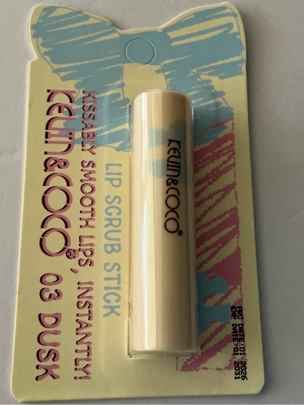 Kevin & Coco Dusk Lip Scrub Stick – Cream